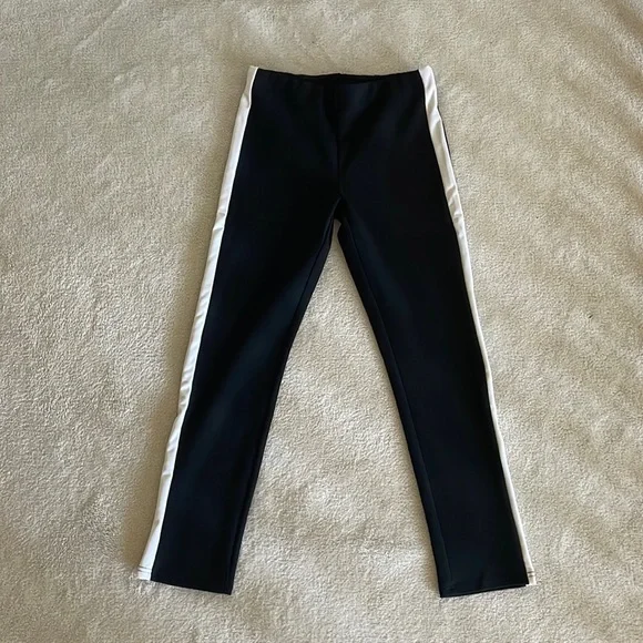 Anthro Black a pant with White stripe - Picture 2 of 8